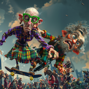 Highland Havoc : Skaters, Bagpipes and Bloody Mayhem